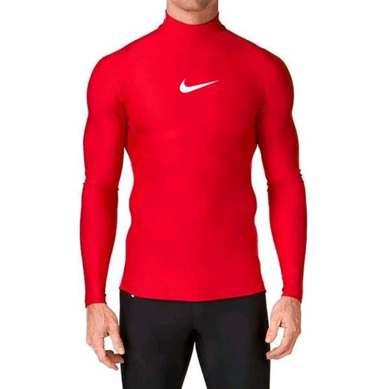 BAJU MANSET LENGAN PANJANG PRIA LUBANG JARI BAJU OLAHRAGA PRIA WANITA BAJU BASE LAYER SPORT FUTSAL L