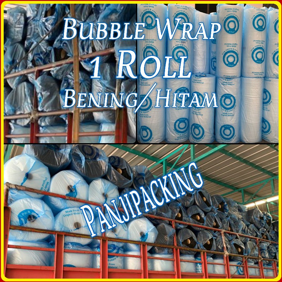 

Terbaik BUBBLE WRAP 1 ROLL BENING / HITAM BUBLE WARP 50M X 1.25M PLASTIK BABLE UPACK murah