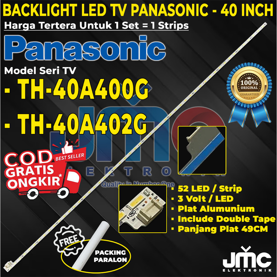 BACKLIGHT TV LED PANASONIC 40 INCH TH-40A400G TH-40A402G TH40A400G TH40A402G 40A400G 40A402G 40A400 