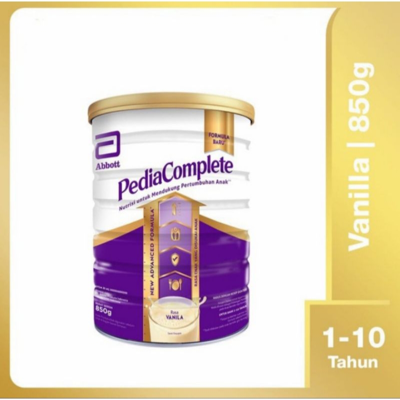 

PEDIASURE Complete Susu Vanila Tin - 850gr