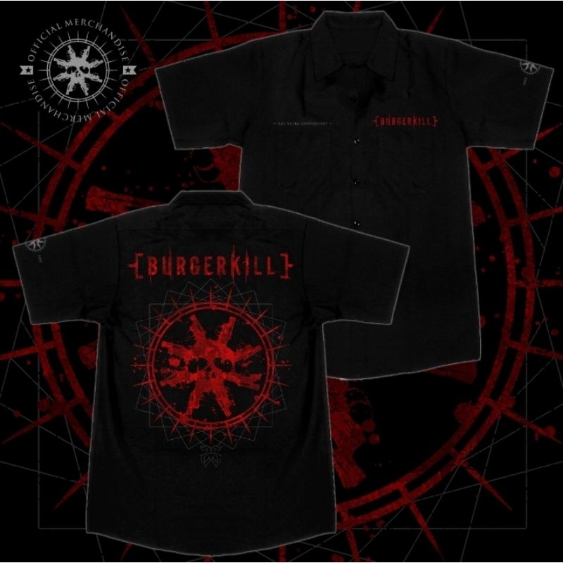 WORKSHIRT BURGERKILL 25 ANNIVERSARY NEW