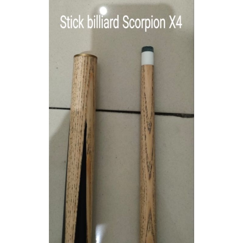 Stick billiard dan tas billiard Scorpion X4