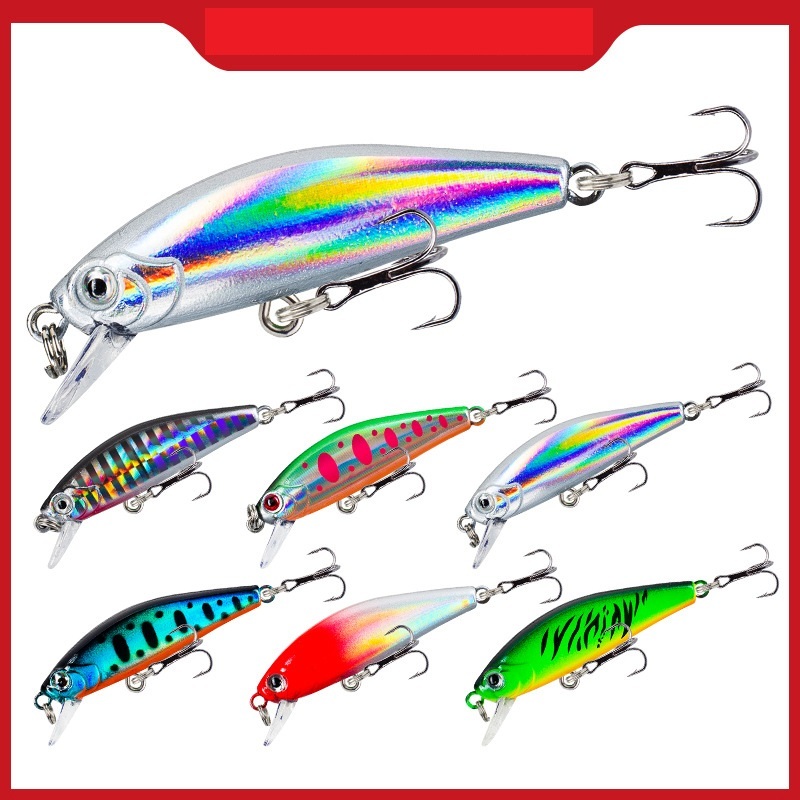 Umpan pancing Minnow sinking ultralight fishing lure 5,5 cm 6,7 gram mancing casting UL