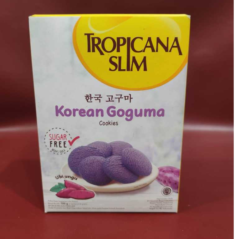 

Tropicana Slim Korean Goguma Cookies 100gr - Biskuit Rendah Gula