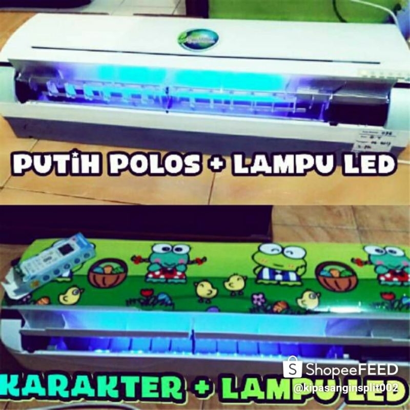 kipas angin model ac variasi lampu led