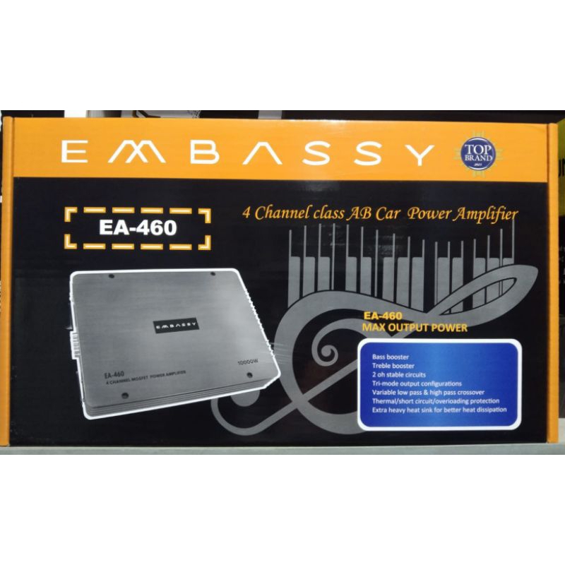 Power 4 Channel Embassy EA-460 10000 Watt