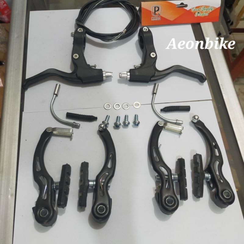 rem v brake set sepeda lipat BMX MTB rem set depan belakang