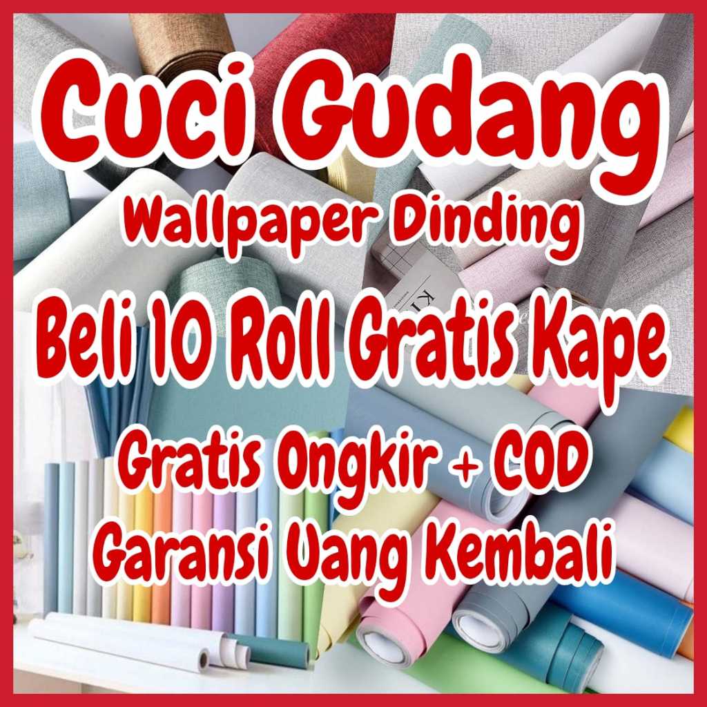 Wallpaper dinding kamar tidur wallpaper dapur wallpaper dinding 3d MOTIF EMBOS POLOS PUTIH HITAM MER