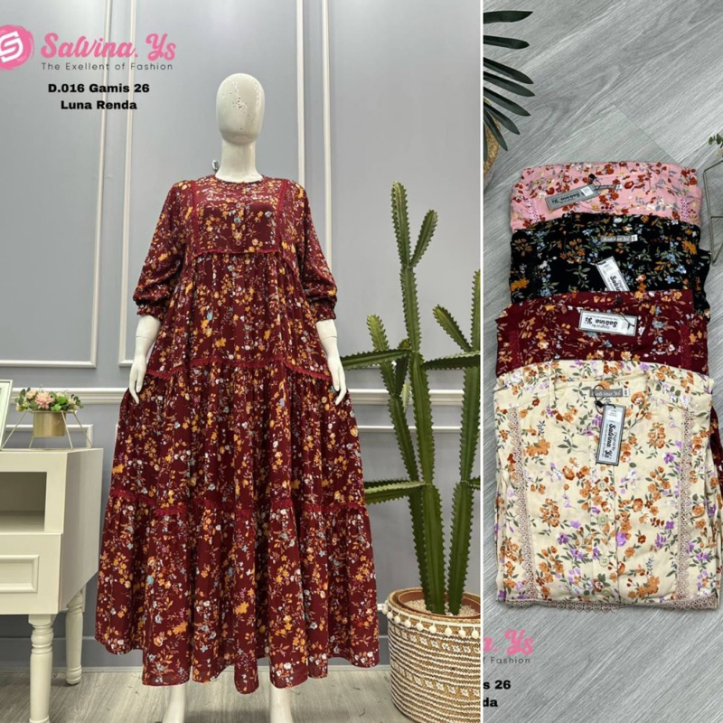 Gamis Salvina Rayon Luna