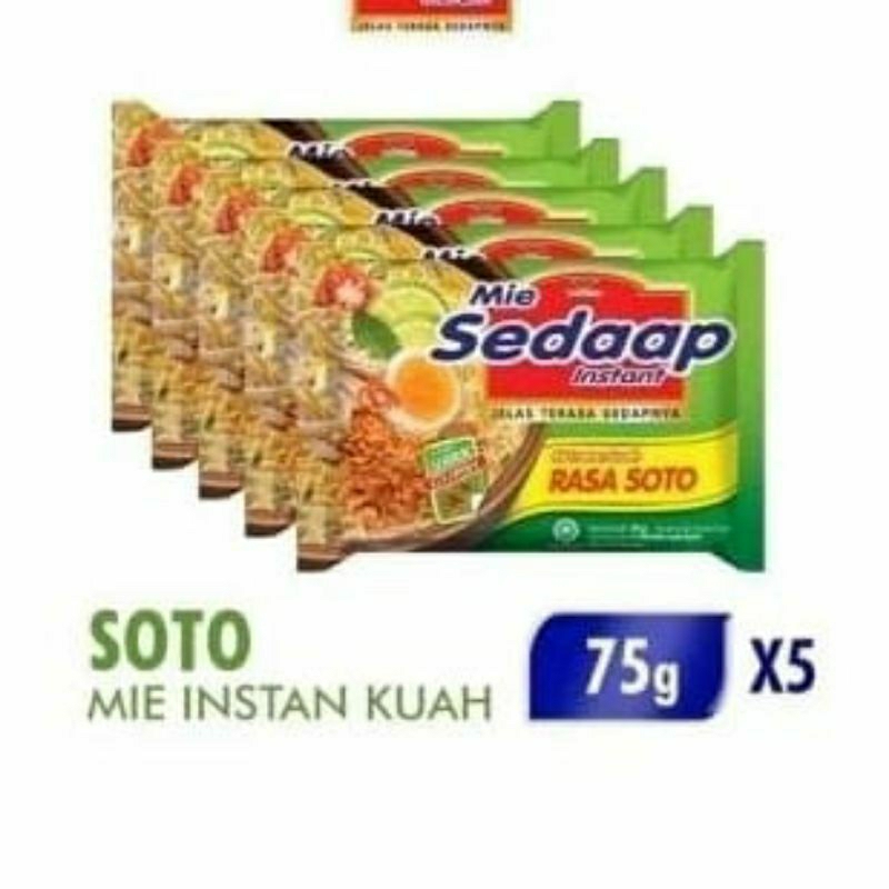

sedap soto mie instan paket isi 10pcs