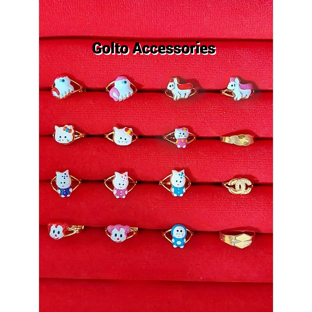 Cincin Anak Karakter Emas Muda 0,5 gram
