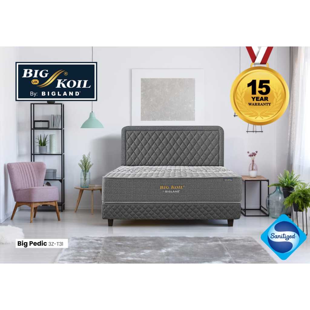 Springbed Bigland Big Koil Big Pedic Fullset & Matras Only