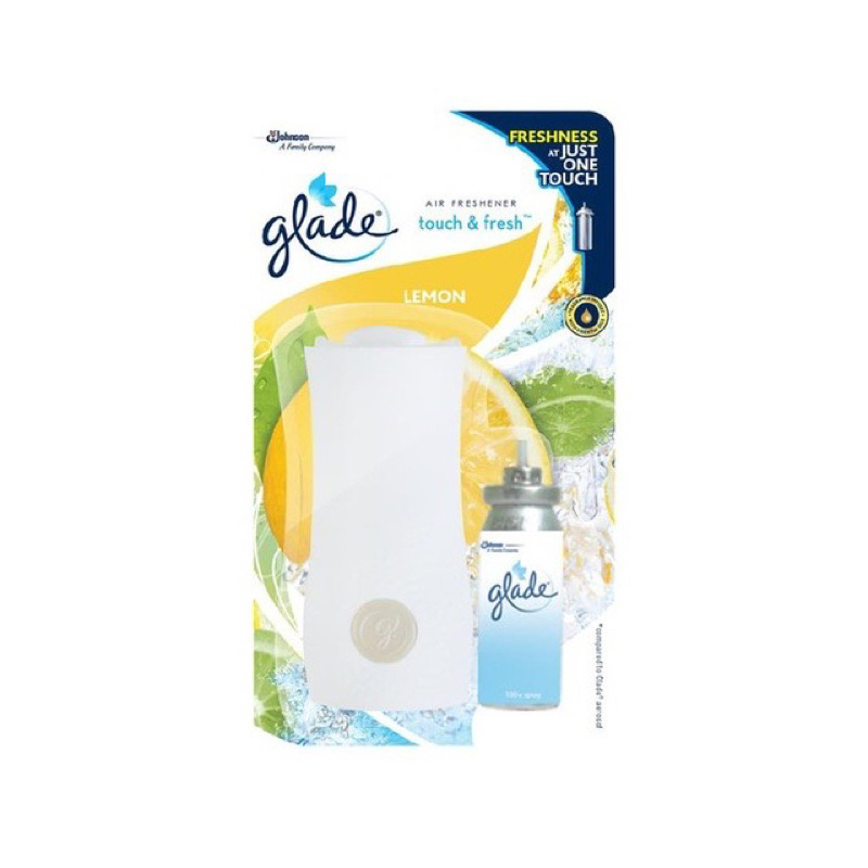 Glade Touch n Fresh pengharum ruangan Spray dengan tempat