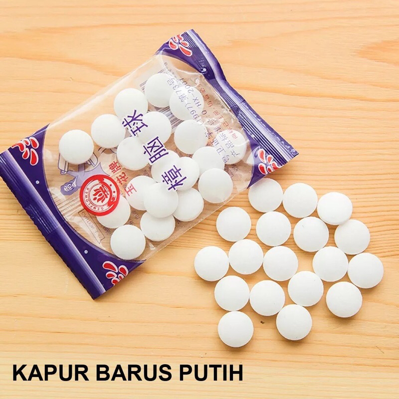 Kapur Barus Putih / Kamper Putih / Kapur Barus Wangi Pengusir Serangga Anti Tikus Kecoa Toilet