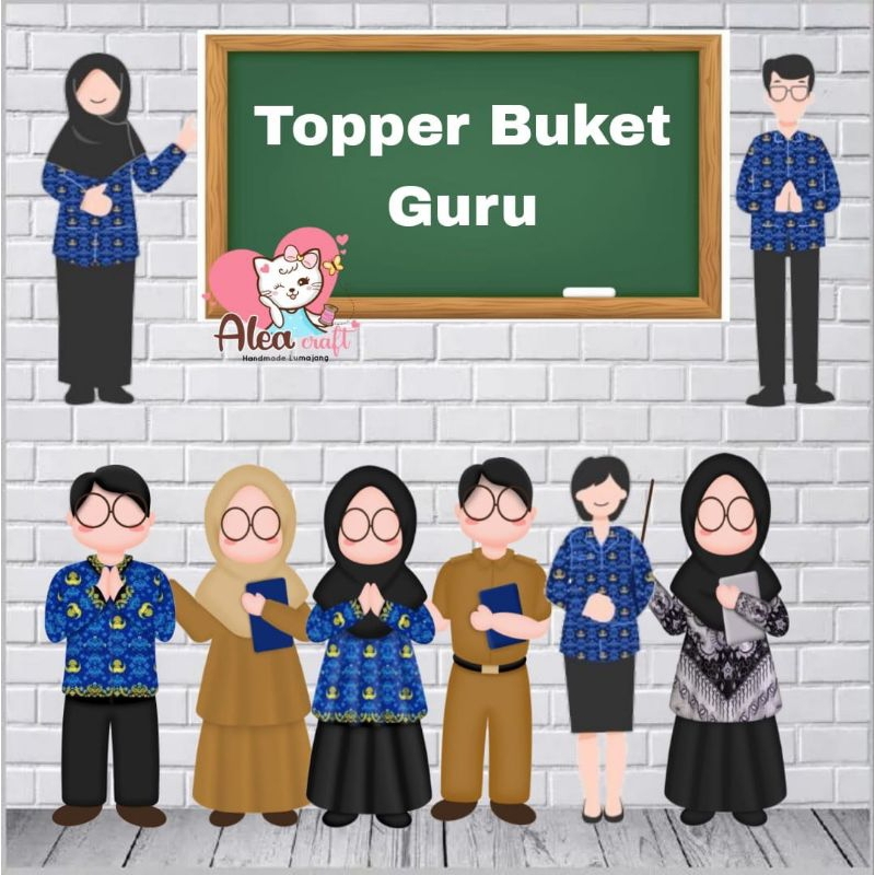 Topper Guru / Topper buket selamat hari guru teacher's day
