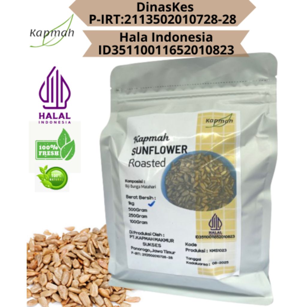 

Sunflower seed Roasted 250Gram / Biji Bunga Matahari Panggang