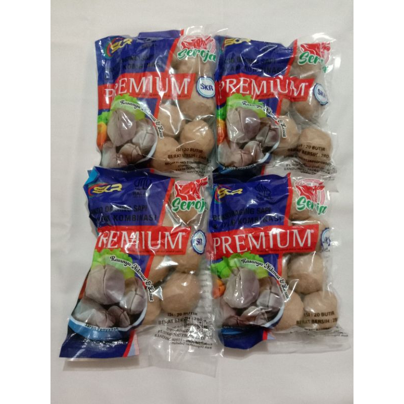 

BAKSO PREMIUM ISI 20 PCS PAKET 4, Bakso sapi kombinasi ayam
