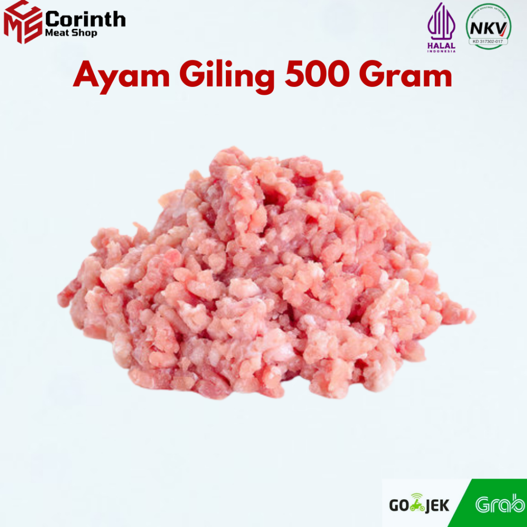 

AYAM GILING MURNI PREMIUM 100 % Halal /MINCED CHICKEN @500 GRAM - FROZEN - HALAL - PREMIUM