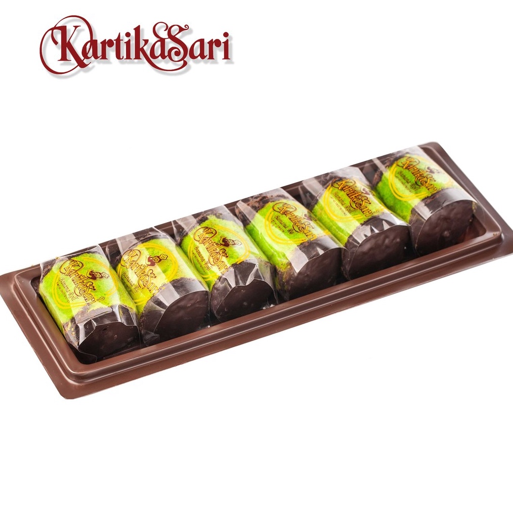 

Original Kartika Sari Banana Roll Pandan - Bolu Pisang Gulung Pandan grosir