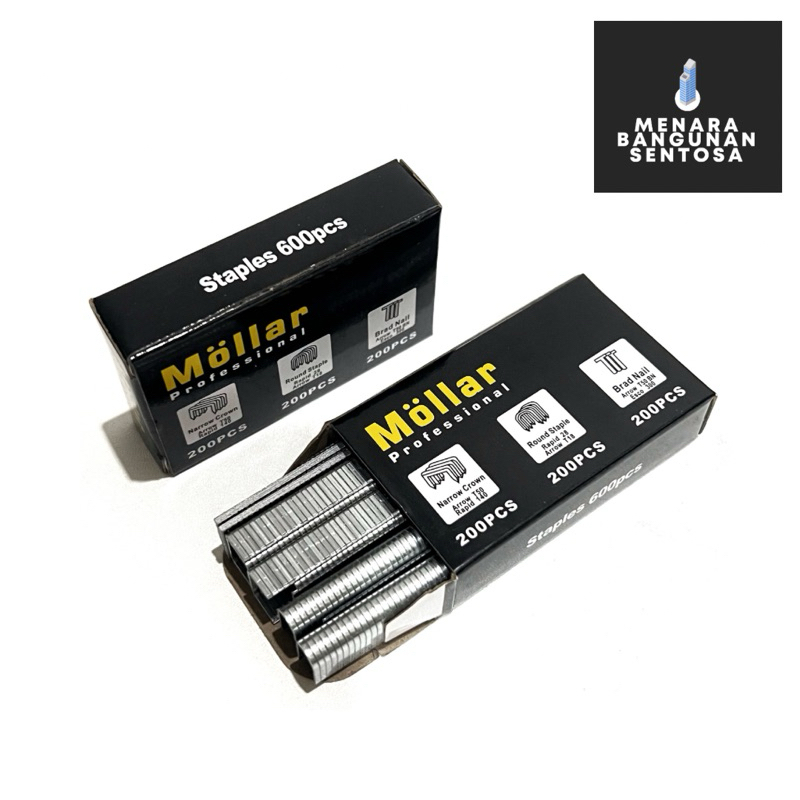 

Isi Staples Mollar 3 in 1 - Refill Stapler Staple Gun Paku Tembak