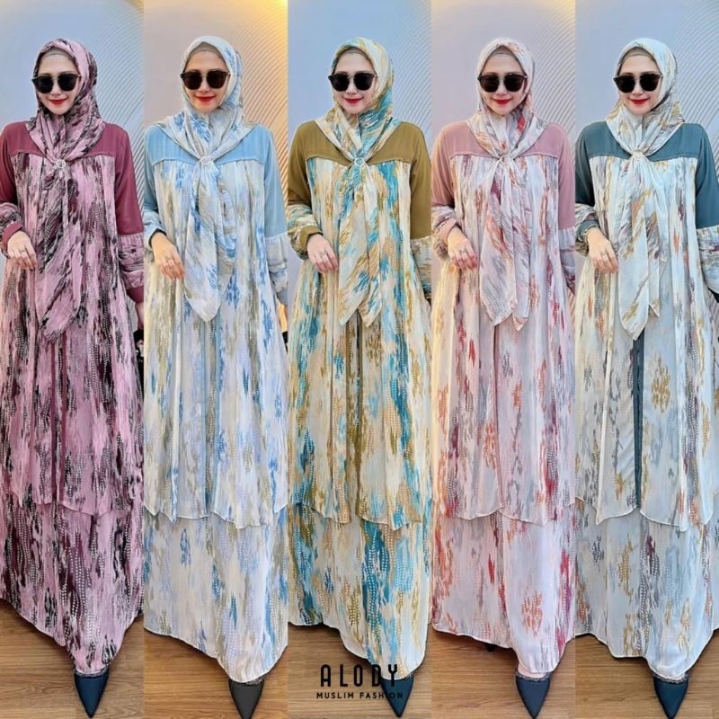 RAHIMA SET HIJAB BY ALODY ORIGINAL