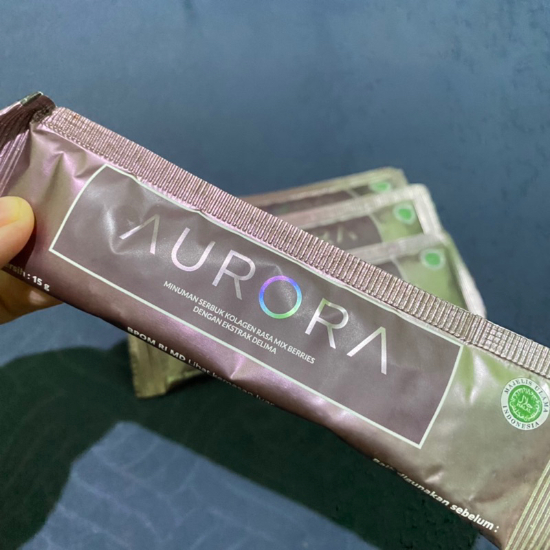 AURORA saffron collagen drink / minuman serbuk kolagen