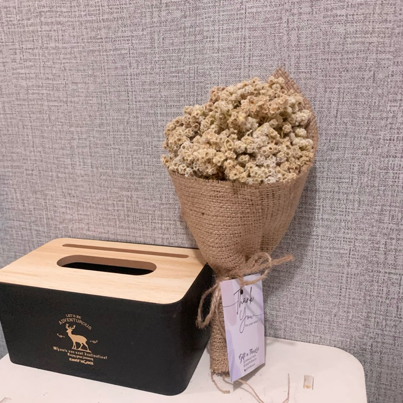 Bouquet Bunga Edelweis / Buket Bunga Edelweis / Buket Bunga Rustic