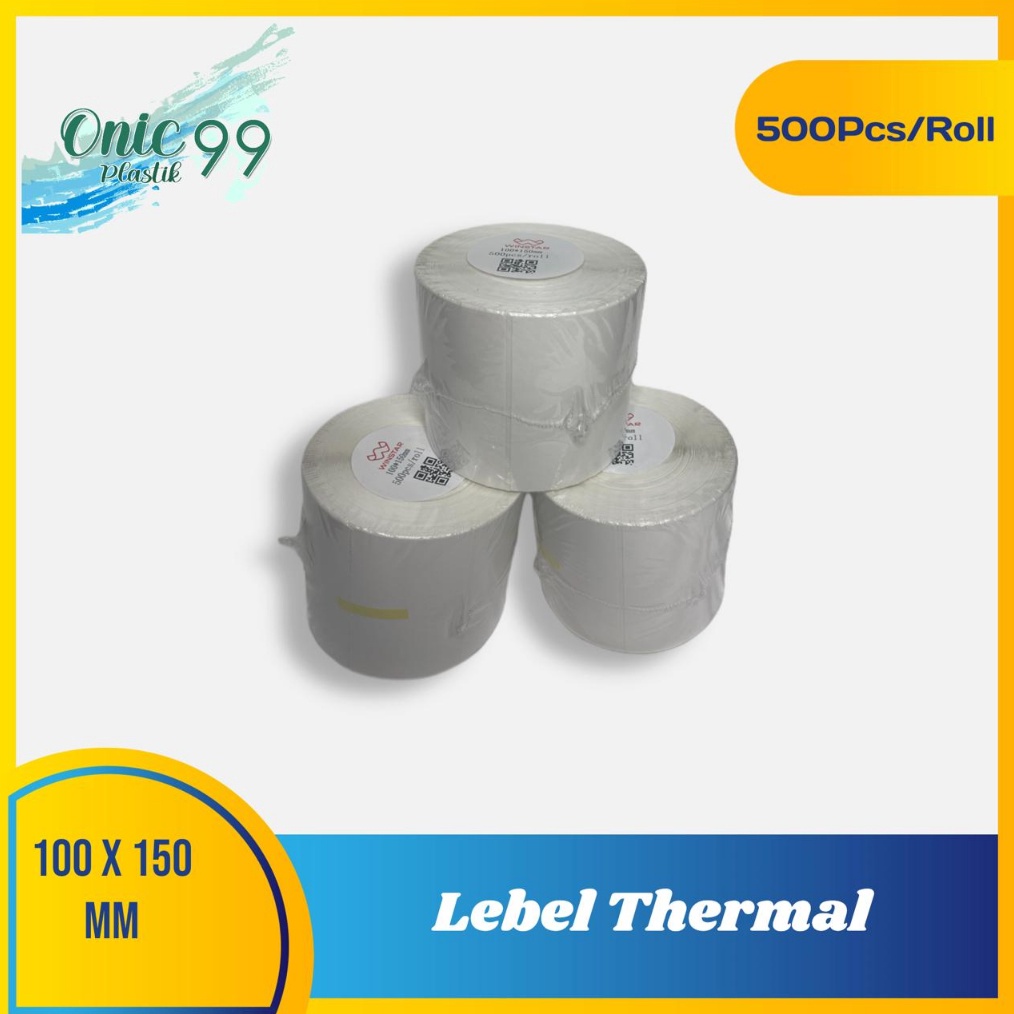 

HARGA GROSIR stiker kertas direct termal uk 100x150 isi 500 lembar grosir