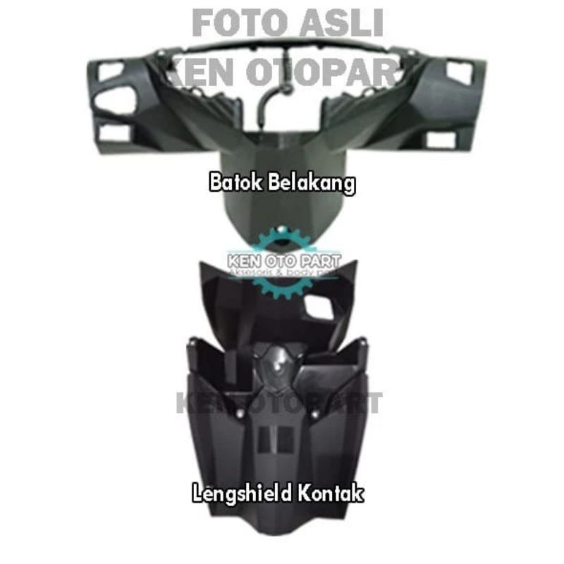 81141-K59-A10ZB & 53206-K59-A10ZB COVER KONTAK & BATOK BELAKANG vario 125 vario 150 2015-2018 ori ah