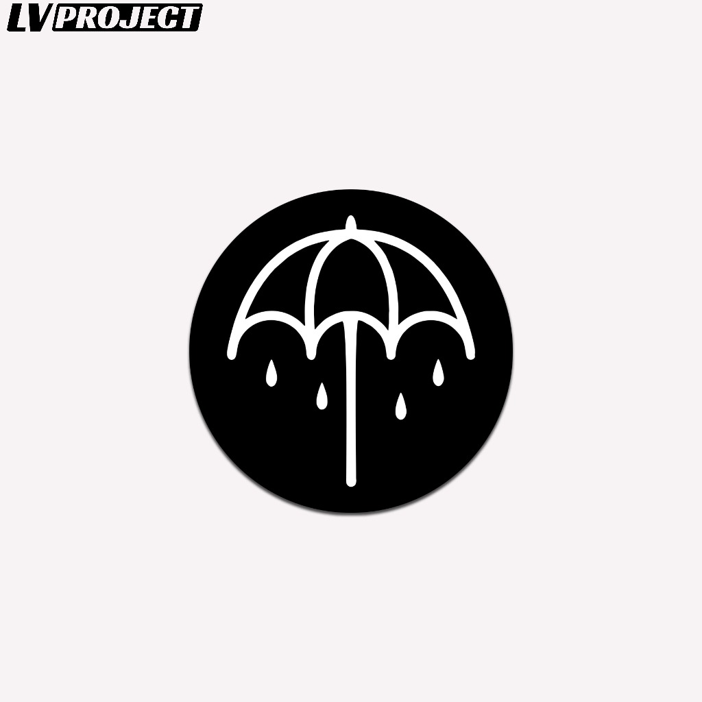 

Stiker BMTH Logo Print Cut Glossy Sticker Journal Aesthetic Vintage Gitar Helm