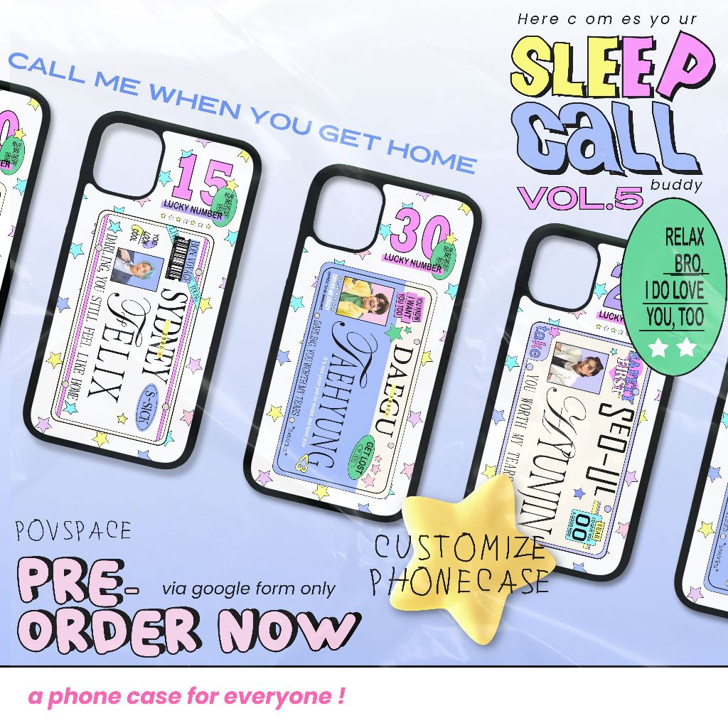 PELUNASAN | SLEEP CALL PHONECASE by pov space