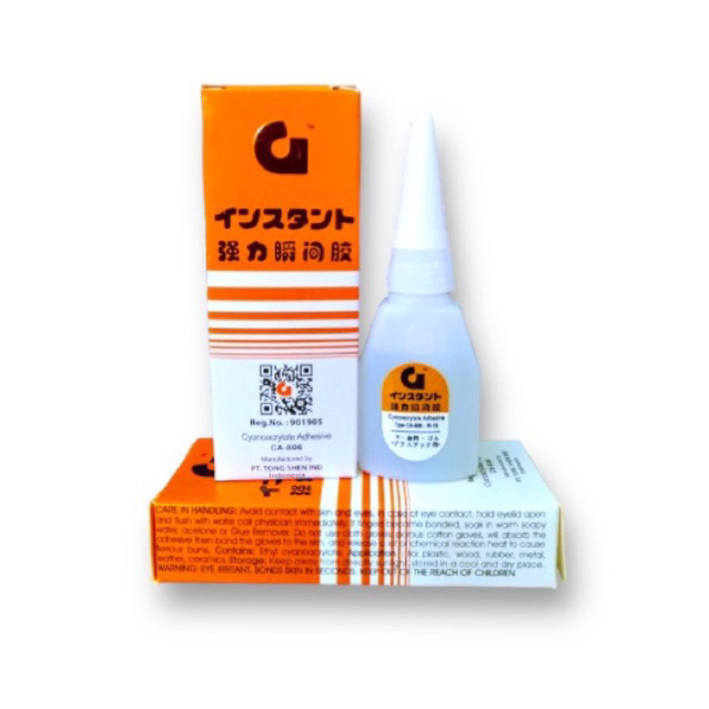 

(1 Pcs) Lem Setan G /Lem Korea/Lem Super Serbaguna/Lem Super glue merek BYB Bond/Bosco