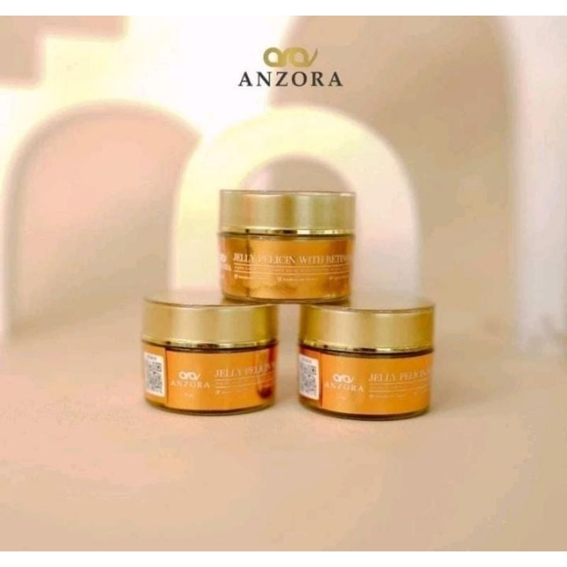 Jelly pelicin Anzora Skincare/jelly pelicin anzora/Jelly pelicin wajah anzora skincare