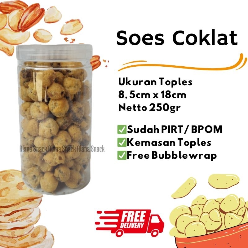 

ALANA_SNACKIES / SOES COKLAT MANIS LUMER / ANEKA SNACKS SERBA 35 RIBU, 35 RB / CEMILAN CAMILAN MURAH