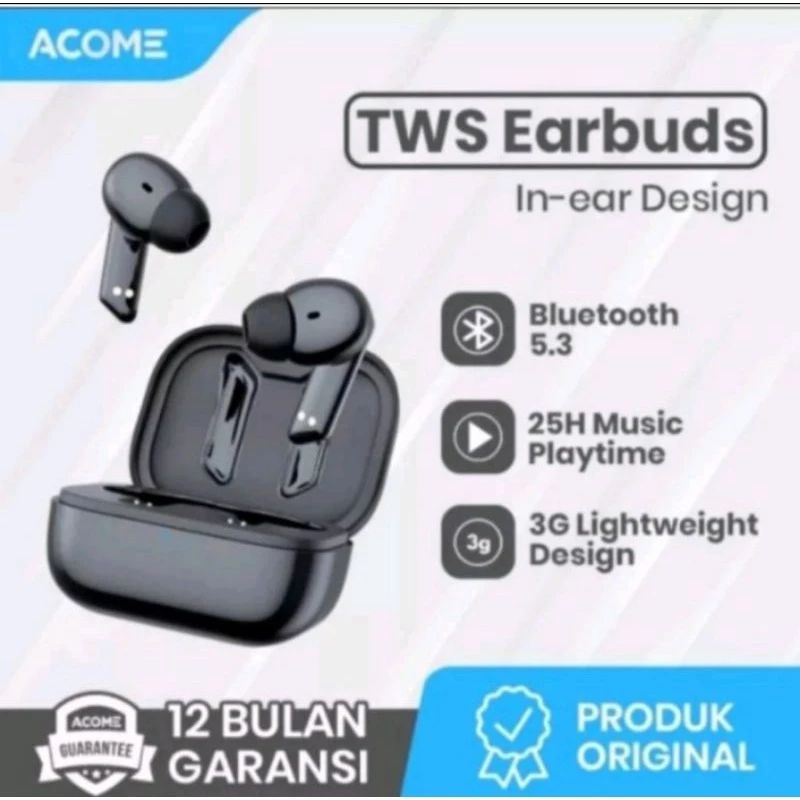 acome airdots t6 tws headset bluetooth 5.3