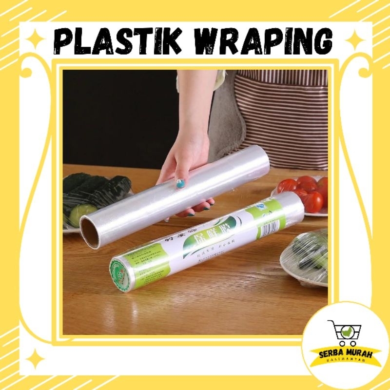 PLASTIK WRAPING MAKANAN 30 CM ROLL | PEMBUNGKUS MAKANAN WRAPING | CLING WRAP PLASTIK  WRAPING |