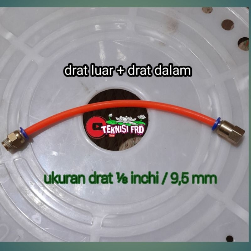 selang sambungan otomatis kompresor drat luar dan drat dalam