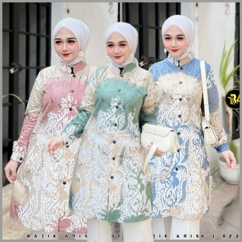 Tunik Batik wanita Modern Atasan Batik Wanita Jumbo