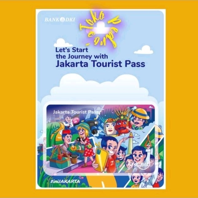 JakCard JAKARTA TOURIST PASS / Uang Elektronik / eMoney / Kartu Toll / JakLingko / MRT  / LRT / Comm