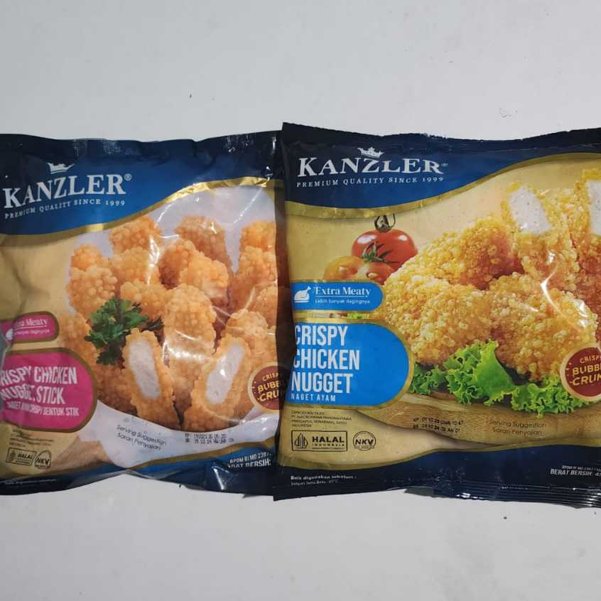 

Kanzler Crispy Chicken Nugget, Chicken Nugget, Naget Ayam Krispi (450gr)