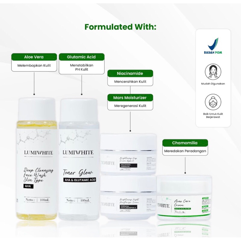 lumiwhite brightening skincare