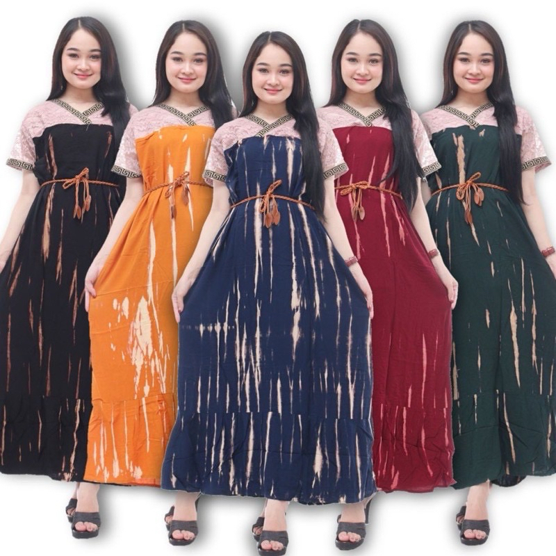 BAJU DASTER DRESS KIMONO PIYAMA KAREEN SERUT DADA TIDUR REMAJA WANITA TALI SAMPING KANAN KIRI BUSUI 