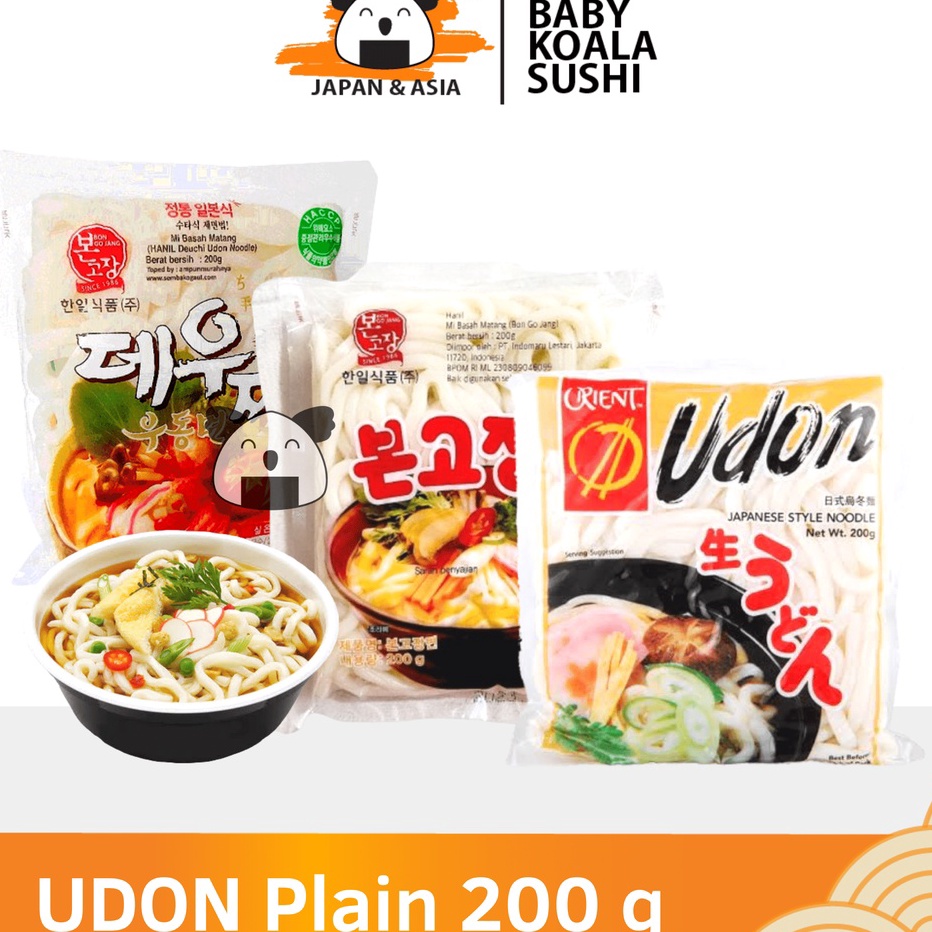 

DMXS0629 [PROMO SALE!!!] ORIENT Mie Udon Basah Plain 200 g Halal │ Import
