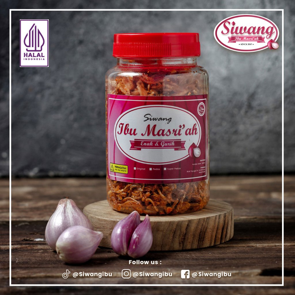 

Siwang Ibu - Terasi Bawang Goreng Sumenep Kemasan Toples