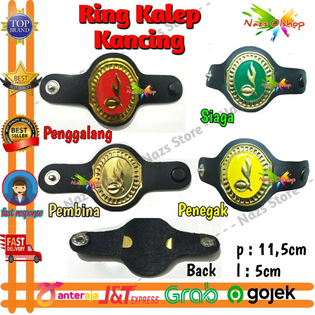 

Ring Kalep Kancing Kacu Dasi Pramuka Siaga Penggalang Penegak Pembina