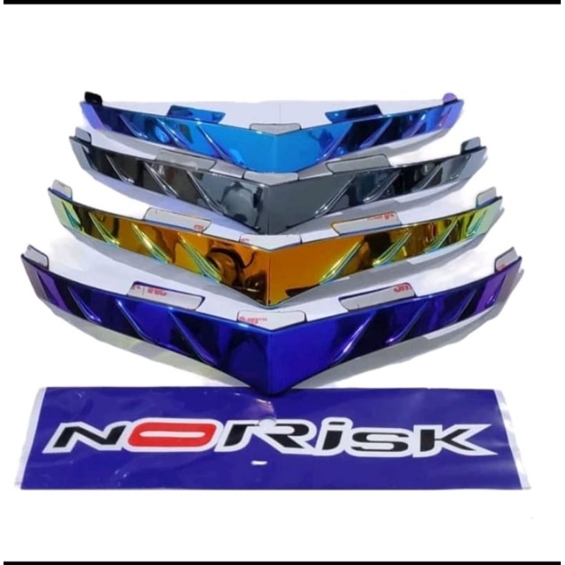 SPOILER HELM TTC SPOILER MINI UNTUK HELM KBR TTC KYT TTC SPOILER TAMBAHAN HELM