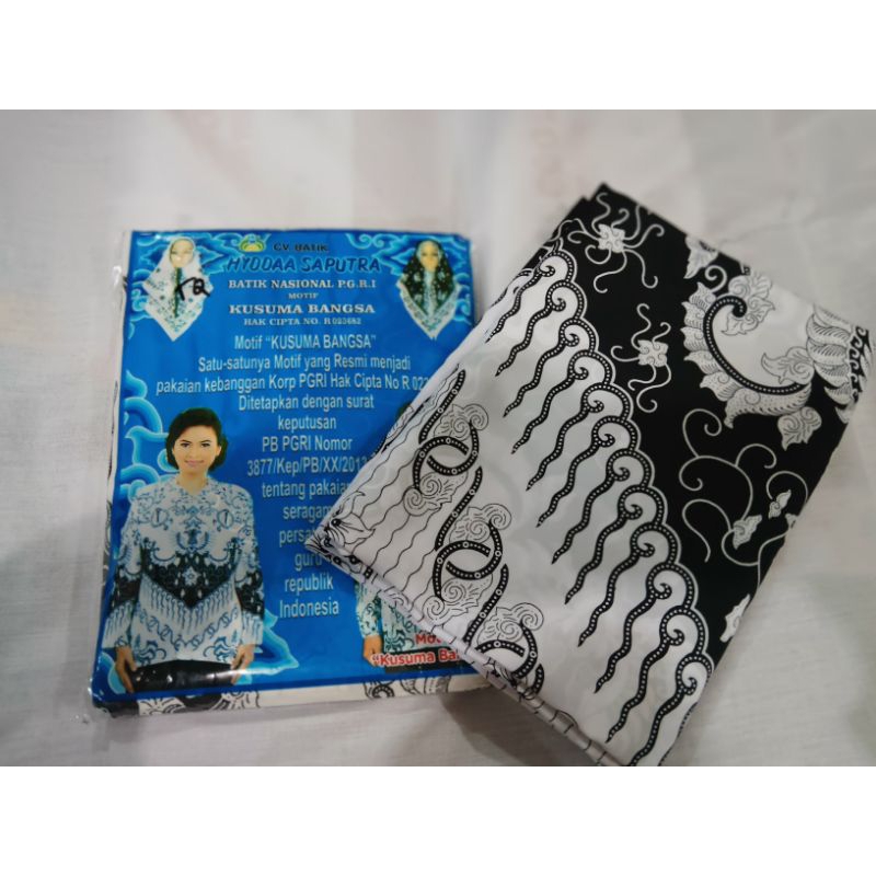 Bahan batik PGRI resmi ukuran 1 baju panjang