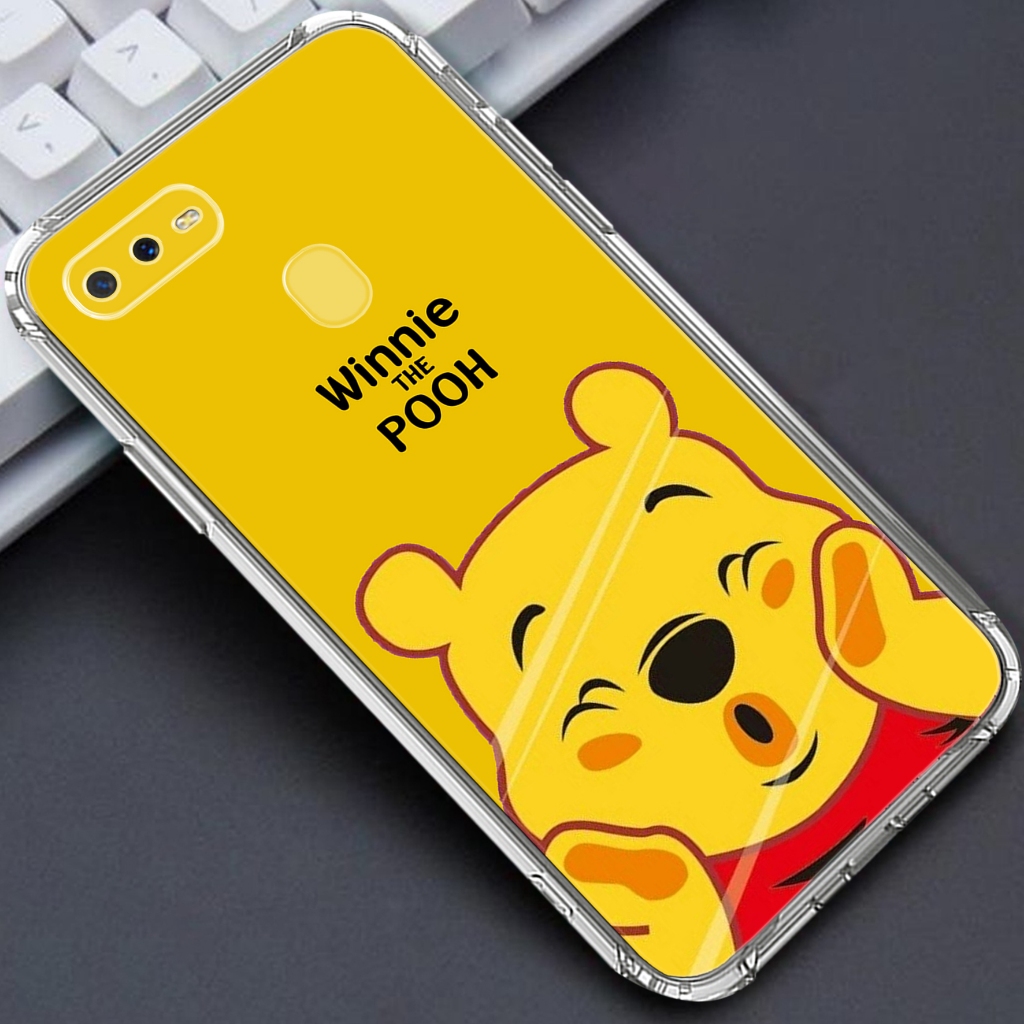 Softcase OPPO A5S /OPPO A12/OPPO A7  - Clear Case  MOTIF  ( KARTUN ) - Anticrack - Case Bening - Sof