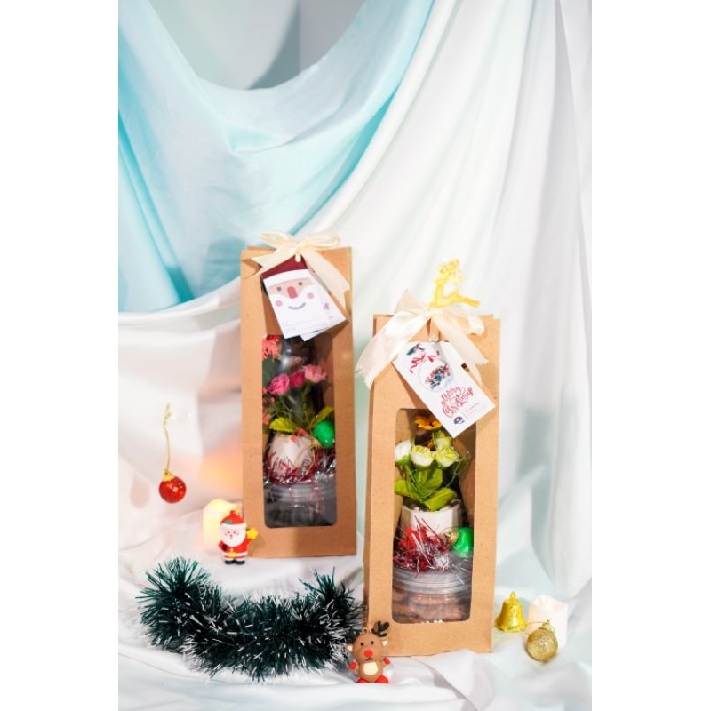

Jolly Package Christmas Hampers by Euku Floristry artificial flower