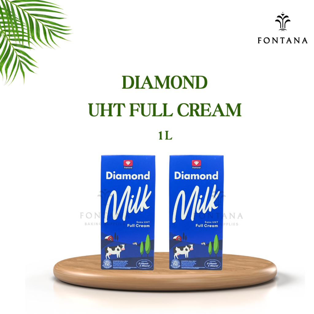 

SUSU DIAMOND UHT FULL CREAM 1 LITER / DIAMOND MILK 1 LITER